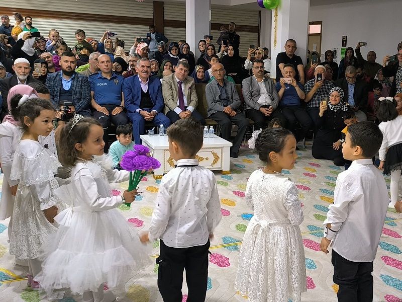 Şehit Metin Düzgün Kur’an Kursu 4-6 Yaş Grubu Mezuniyet Törenine Katıldık