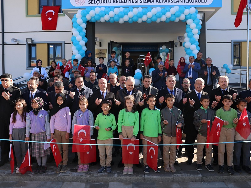 Sızma Alparslan İlkokulunun Açılışını Gerçekleştirdik